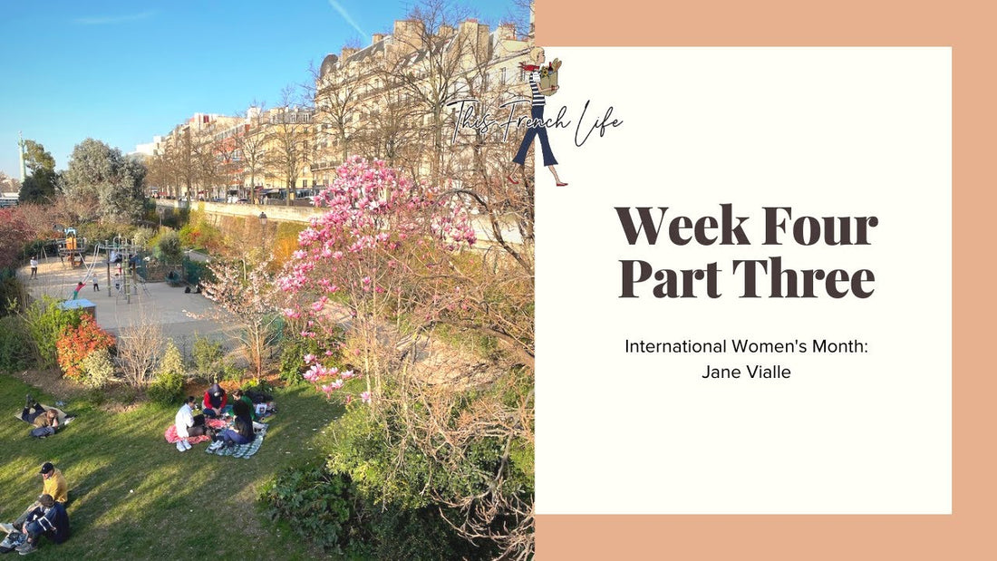 VIDEO International Women’s Month: Week 4, Part 3 Jane Vialle