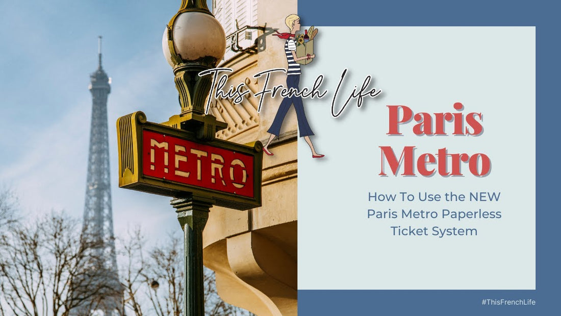 VIDEO How To Use the Paris Metro Paperless Ticket System