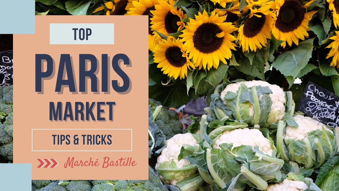 VIDEO Best Tips : How To Shop at a #paris Marché – Bastille Market Tour