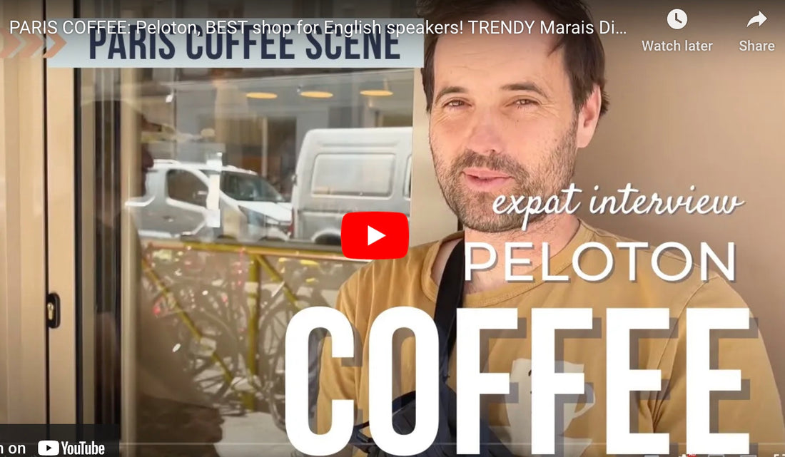 NEW FEATURE VIDEO: Peloton Café, an English-speakers coffee haven in the Marais District, Paris.