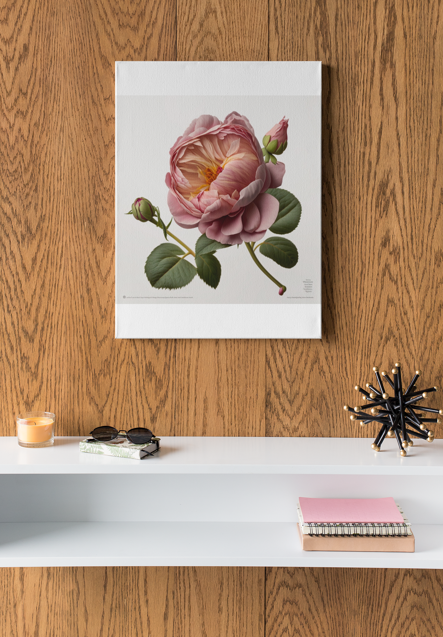 Custom Digital Rose Artwork - Set of THREE