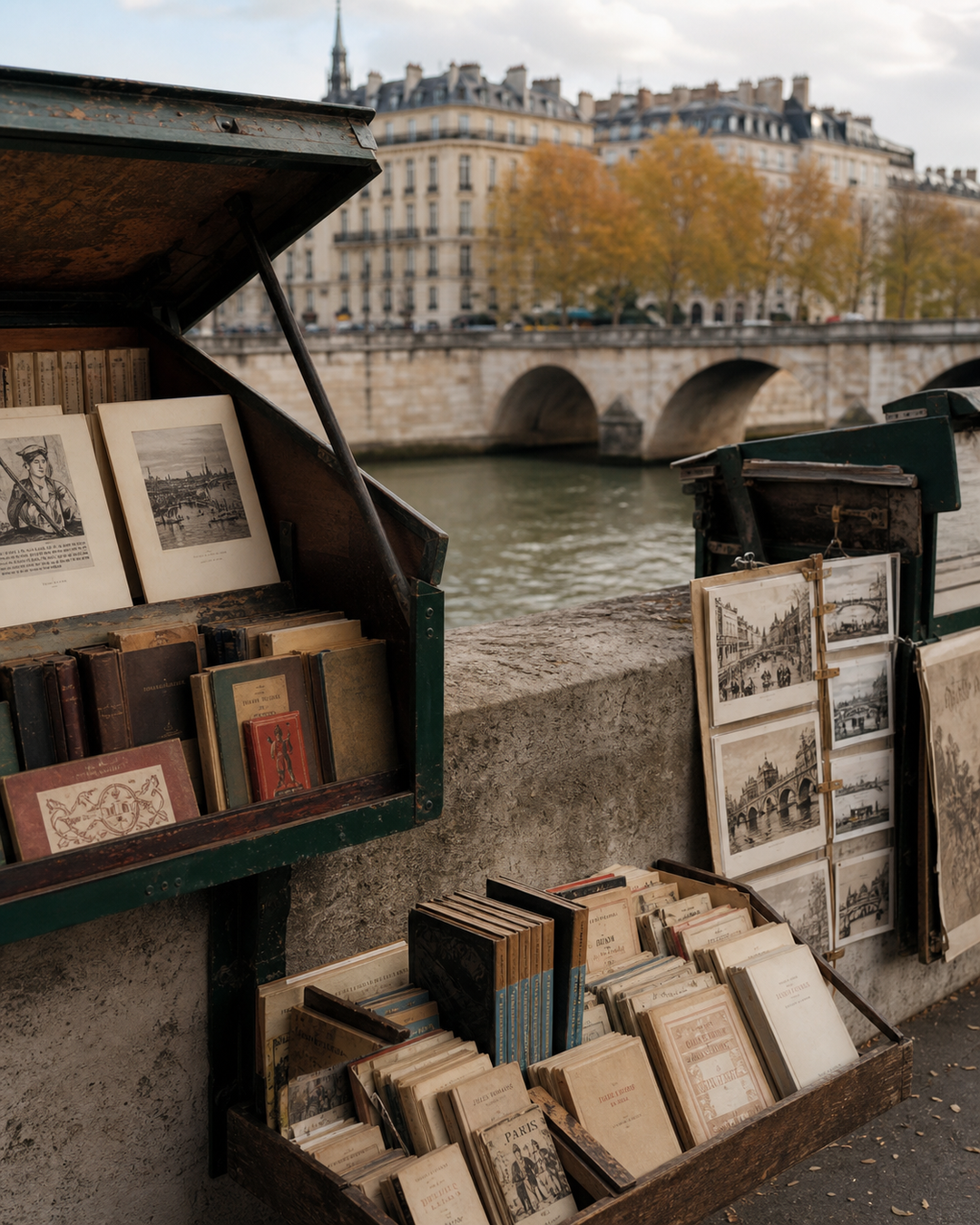 Original in-house AI activity illustration for Bookshop Windows & Letter‑Writing Evenings