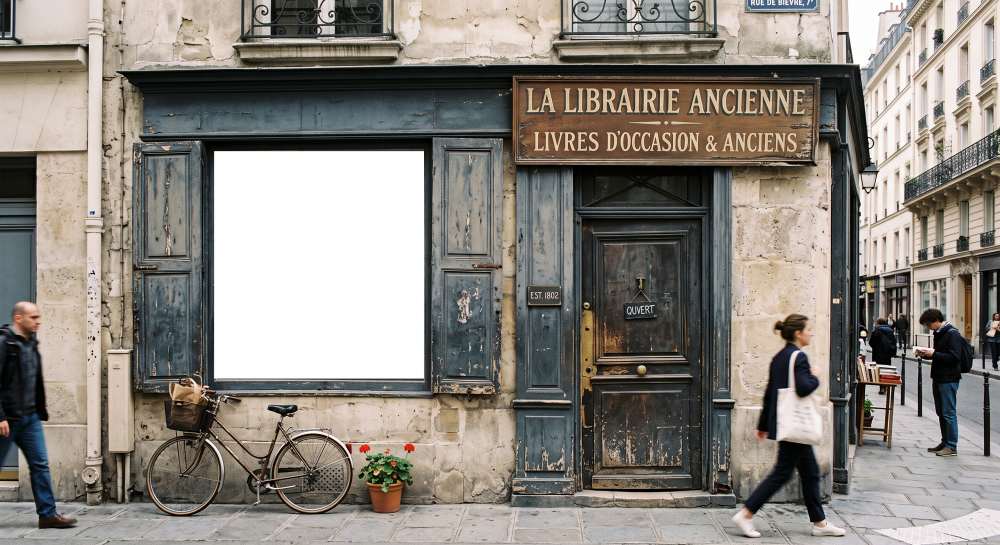 An old Paris bookshop, La Librairie Ancienne